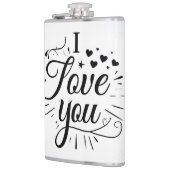 ik hou van jou heupfles (Links)