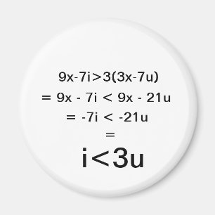 Ik hou van jou (i<3u) vergelijking magneet