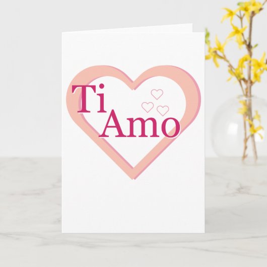 Ik hou van jou kaart (Gele Bloem)