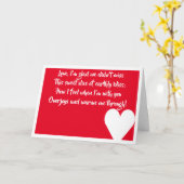 Ik hou van jou kaart (Gele Bloem)