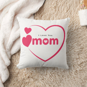 Ik hou van jou mama, Moederdag cadeau, Voor mama Kussen
