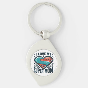 Ik hou van jou mama sleutelhanger