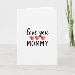 Ik Hou Van Jou Mammie Grafische Kaart