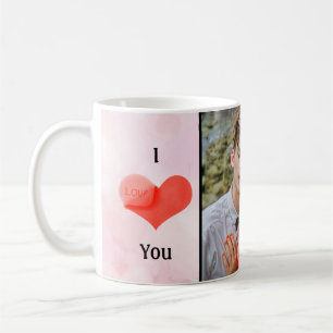 Ik hou van jou met persoonlijke foto koffiemok