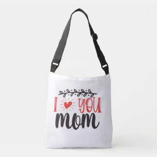 Ik Hou Van Jou Moeder Schoudertas – Hartelijke Cad Crossbody Tas