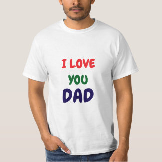 Ik hou van jou papa Elegant T-shirt