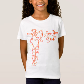 Ik Hou Van Jou Papa T-Shirt - Cute Cadeau Voor Vad