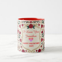 Ik hou van jou Retro Valentijnsdag Cadeau