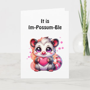 Ik hou van jou Romantische ondeugende buidelrat Kaart