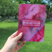 Ik hou van jou roze ily valentijnsdag geliefden kaart