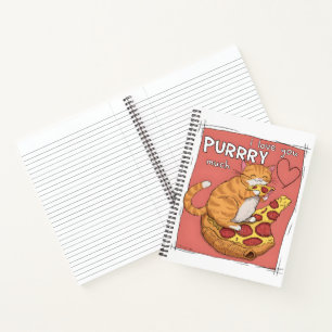 Ik Hou Van Jou Superveel Grappig Cadeau Voor Katte Notitieboek