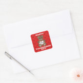 Ik Hou Van Jou Teddybeer Sticker (Envelop)