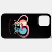 Ik hou van jou tot de dood voor Valentijnsdag. Case-Mate iPhone Case (Achterkant (horizontaal))