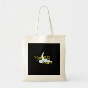 Ik hou van jou tot de maan en terug Artistiek ontw Tote Bag