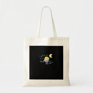 Ik hou van jou tot de maan en terug Herhalende lie Tote Bag