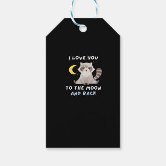 Ik hou van jou tot de maan en terug Tijdloze Klass Cadeaulabel