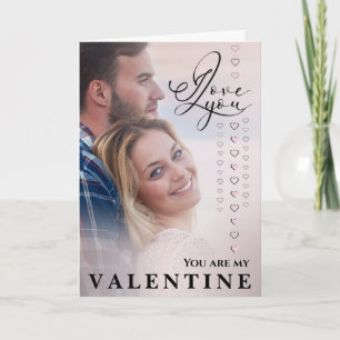 Ik hou van jou Valentijnsdag foto Kaart