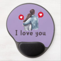 Ik hou van jou valentine Gel Muismat ontwerpen