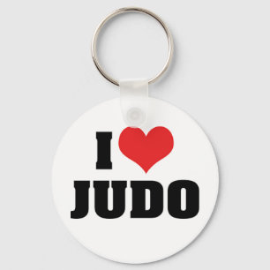 Ik Hou Van Judo Sleutelhanger