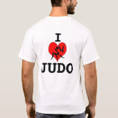 Ik hou van JUDO T-Shirt (Achterkant)