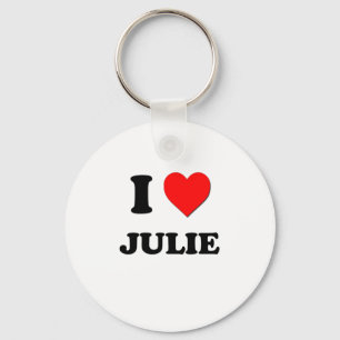 Ik hou van Julie Sleutelhanger
