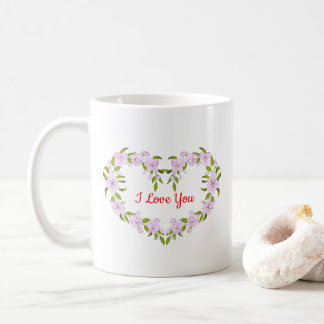 Ik hou van jullie Cute bloemen Koffiemok