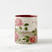 Ik hou van jullie grootmoeder,  Mok Engelse Rozen (Center)