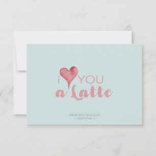 Ik hou van jullie laatste Valentijnse dank jullie Bedankkaart
