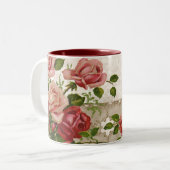 Ik hou van jullie nanny,  Engelse Rozen Mok (Voorkant links)