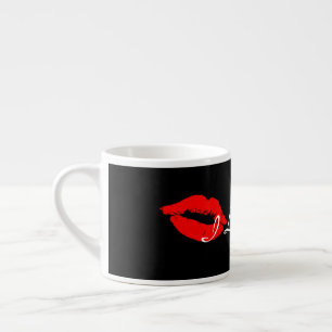 Ik hou van jullie Rode Lips Kiss Espresso Coffee M Kop