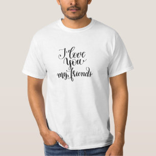 Ik hou van jullie vrienden t-shirt