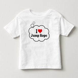 Ik hou van Jump Rope Kinder Shirts