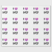 Ik hou van K-pop Cadeaupapier (Vlak)