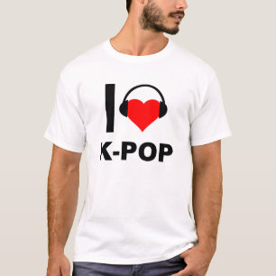 Ik hou van K-Pop Grappige T-shirt