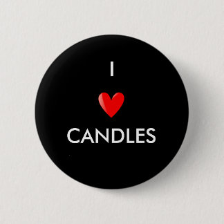Ik hou van kaarsen ronde button 5,7 cm