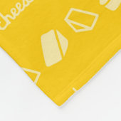 Ik hou van kaasdeken fleece deken (Hoek)
