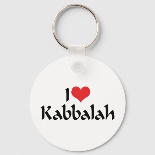 Ik Hou Van Kabbala Sleutelhanger (Voorkant)