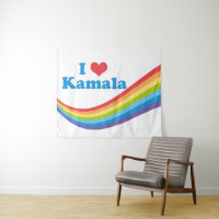 Ik hou van Kamala Schattigee verkiezing regenboog