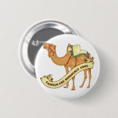 Ik hou van kamelen ronde button 5,7 cm (Voorkant /achterkant)
