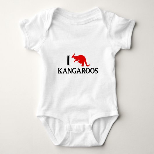 Ik hou van kangoeroes romper (Voorkant)