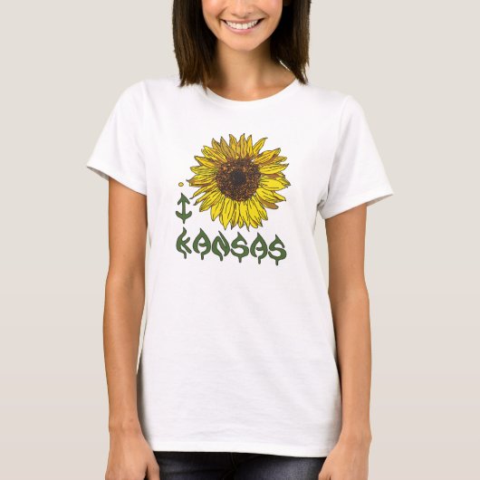 Ik hou van KANSAS T-shirt (Voorkant)