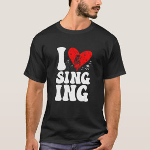 Ik hou van Karaoke Singer Voice Coach T-shirt