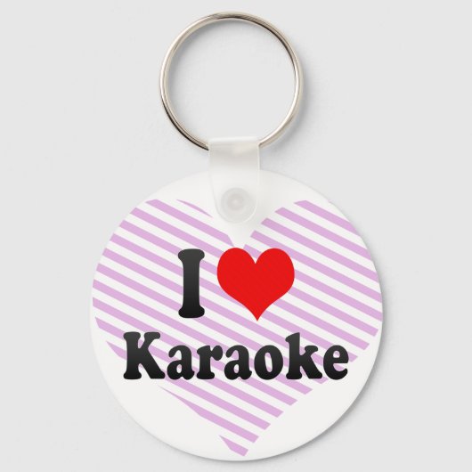 Ik hou van Karaoke Sleutelhanger (Voorkant)
