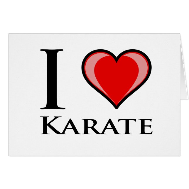Ik hou van Karate (Voorkant Horizontaal)
