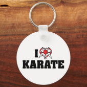 Ik hou van Karate Sleutelhanger (Voorkant)