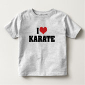 Ik hou van Karate T-Shirt (Voorkant)