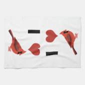 Ik hou van Kardinalen Theedoek (Horizontaal)