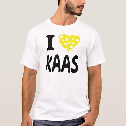 Ik hou van kaspictogram t-shirt (Voorkant)