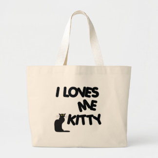 Ik hou van Kat Grote Tote Bag