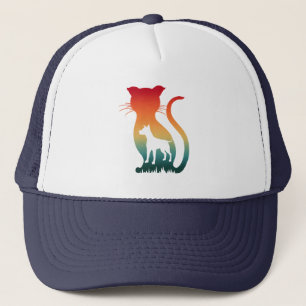 IK HOU VAN KAT HOND DIEREN LIEFHEBBER CADEAU TRUCKER PET